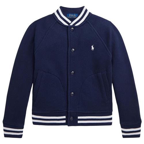 Se Ralph Lauren Logo Bomberjakke Navyblå | Marine blå | 94-100 cm ved Babyshop