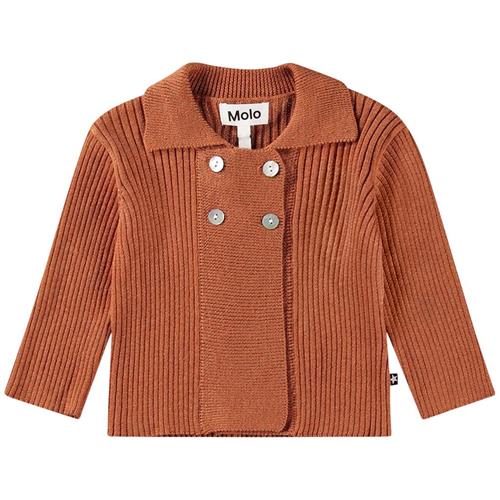 Molo Gael Cardigan Brown Sugar | Brun | 86 cm