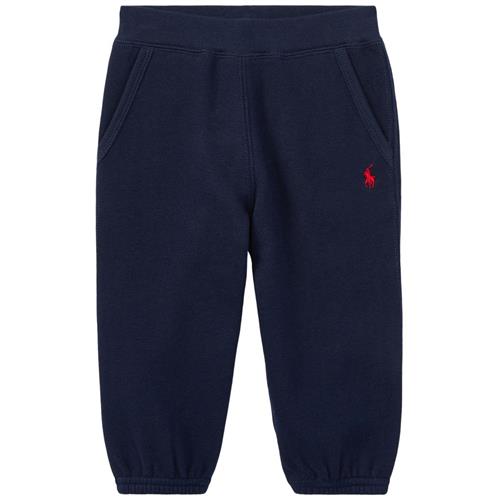 Se Ralph Lauren Logo Baby Sweatpants Navyblå | Marine blå | 3 months ved Babyshop