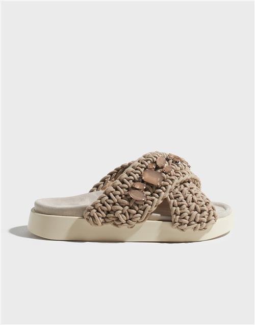 Inuikii - Beige - Slipper Woven Stones