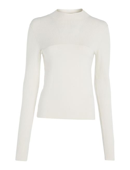 Calvin Klein Jeans Corset Detail Sweater Calvin Klein Jeans Cream