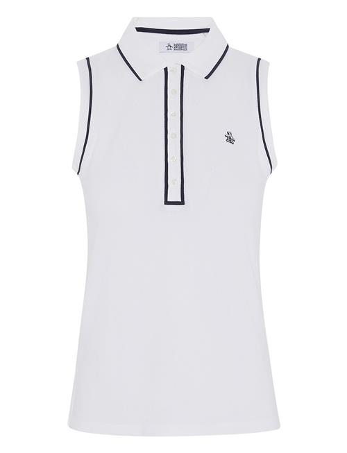 Se Original Penguin Golf Sleeveless Veronica Polo Original Penguin Golf White ved Booztlet