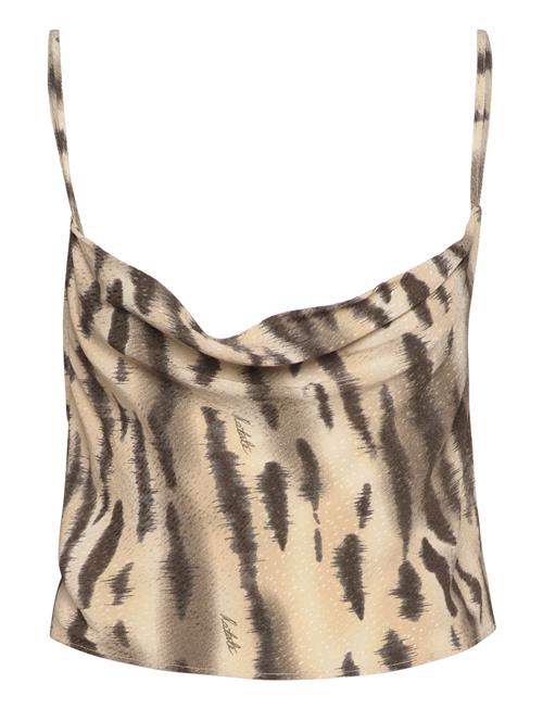 ROTATE Birger Christensen Fine Jacquard Strap Top ROTATE Birger Christensen Beige