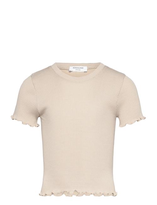 Se Rosemunde Kids Cotton T-Shirt Rosemunde Kids Cream ved Booztlet