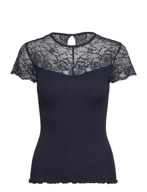 Se RM By Rosemunde Rmwbea Lace Heartshape Ss Top RM By Rosemunde Navy ved Booztlet