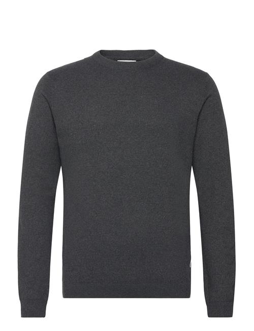 Se Lindbergh 100% Recycle Knit Round Neck Lindbergh Grey ved Booztlet