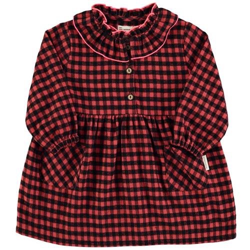 Se Piupiuchick Gingham Kjole Rød | Rød | 4 years ved Babyshop