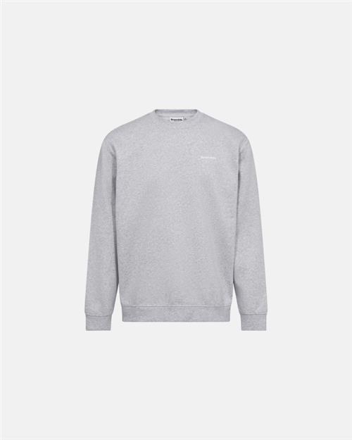 Sweatshirt m. logo | Bomuld | Lys grå