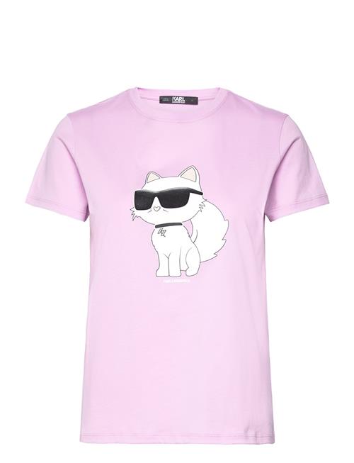 Karl Lagerfeld Ikonik 2.0 Choupette T-Shirt Karl Lagerfeld Pink