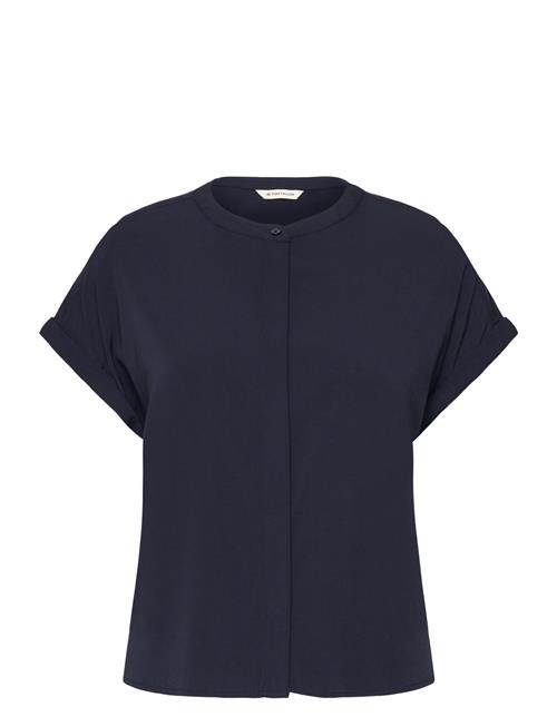 Se Tom Tailor Solid Blouse Tom Tailor Navy ved Booztlet