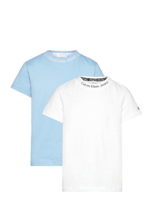 Calvin Klein Intarsia 2-Pack Ss T-Shirt Calvin Klein Patterned