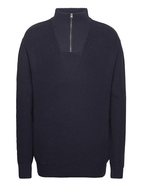 Se Lee Jeans Half Zip Knit Lee Jeans Navy ved Booztlet