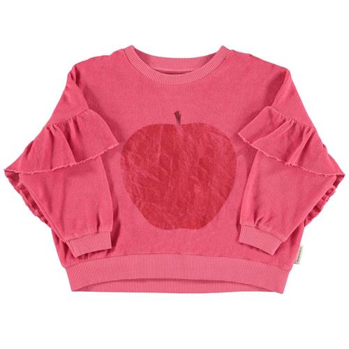 Se Piupiuchick Sweatshirt Med Tryk Strawberry Pink | Lyserød | 18 months ved Babyshop