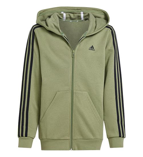 Se adidas Performance adidas Performance Cardigan - U 3S FL FZ - GrÃ¸n ved KidsWorld