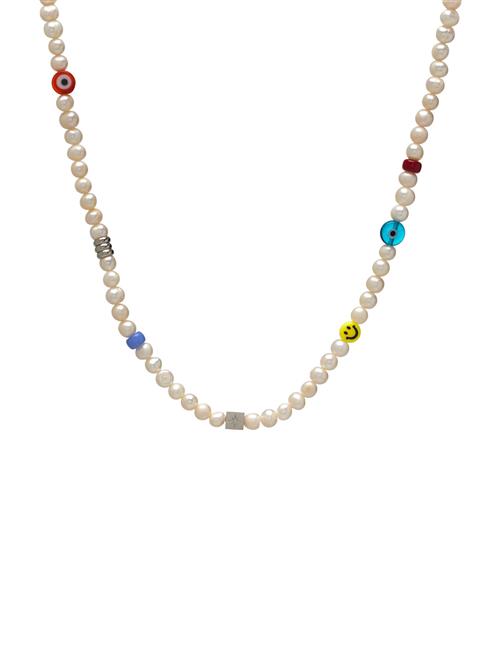 Se Samie Smile Necklace Samie Patterned ved Booztlet