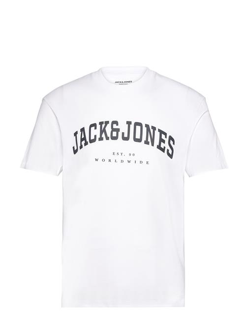 Jack & Jones Jjecaleb Varsity Tee Ss O-Neck Noos Jack & J S White