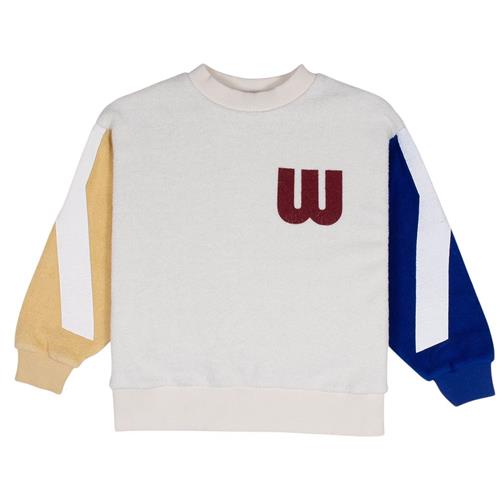 Wynken Fluffy Panel Sweatshirt Ecru Mix |  | 10 years