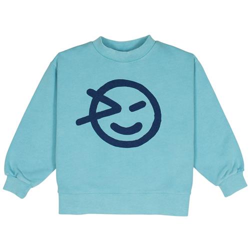 Se Wynken Logo Sweatshirt Aqua/Navy | Blå | 3 years ved Babyshop