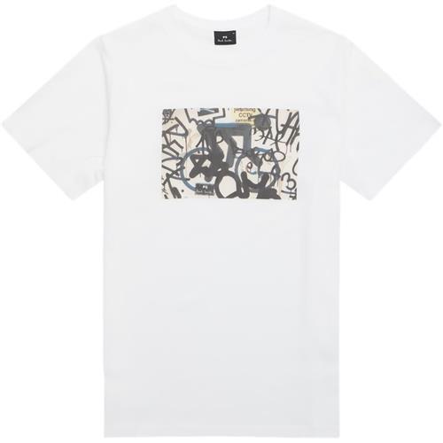 Se Ps By Paul Smith - B&W Bike T-Shirt ved Kaufmann