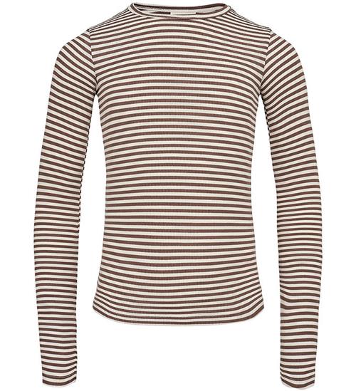 Sofie Schnoor Bluse - Rib - Petricia - Brown Striped