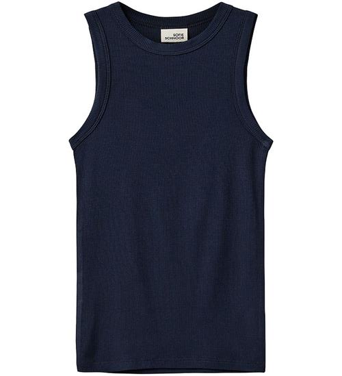 Sofie Schnoor Sofie Schnoor Top - Rib - Jullie - Navy Blue