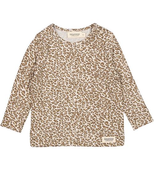 Se MarMar Bluse - Viskose - Forest Brown Leo ved KidsWorld