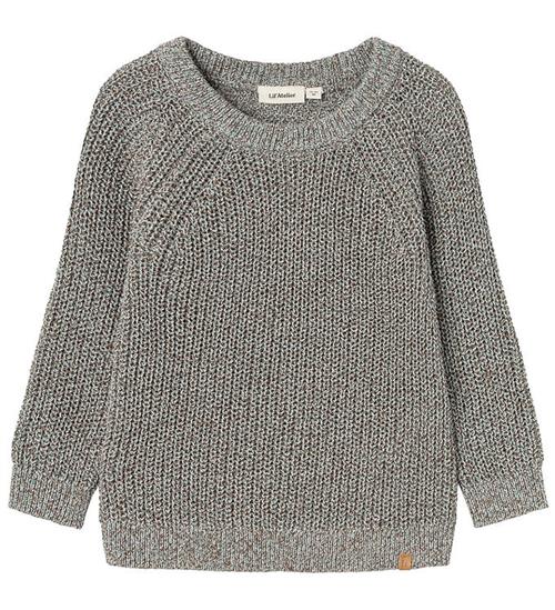 Lil Atelier Lil' Atelier Bluse - Strik - Rib - NmmNoro - Sky Gray