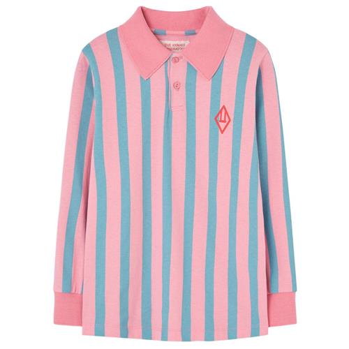 The Animals Observatory Eel T-shirt Pink Striped | Lyserød | 3 years