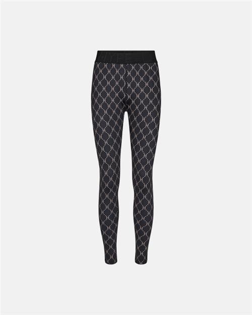 Leggings "Logo" | Polyester | Sort