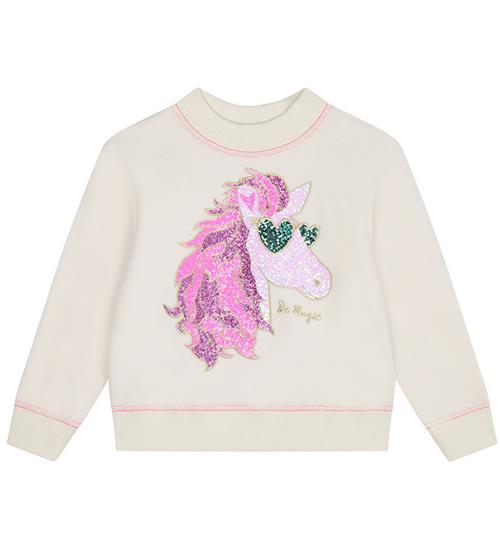 Se Billieblush Sweatshirt - New Beige ved KidsWorld