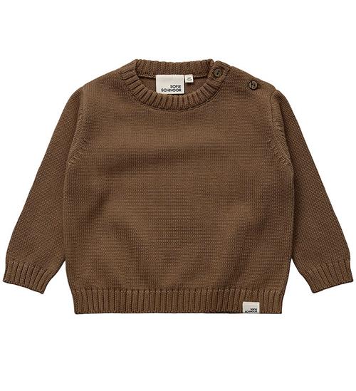 Se Sofie Schnoor Bluse - Strik - Cashew Brown ved KidsWorld