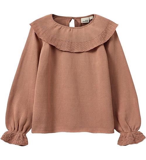 Se Sofie Schnoor Bluse - Strik - Rosy Brown ved KidsWorld