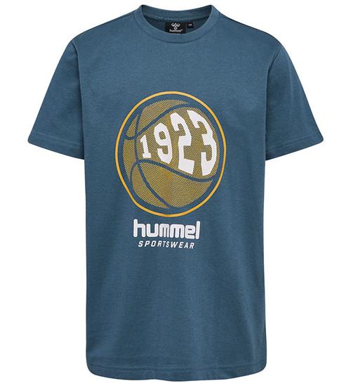 Se Hummel Hummel T-shirt - hmlLeo - Bering Sea ved KidsWorld