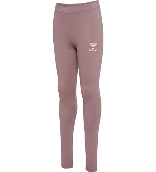 Se Hummel Hummel Leggings - HmlOnze - Twilight Mauve ved KidsWorld