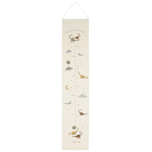 Se Konges Sløjd Dino Måleskema Seed Pearl | Beige | 0-3 ved Babyshop