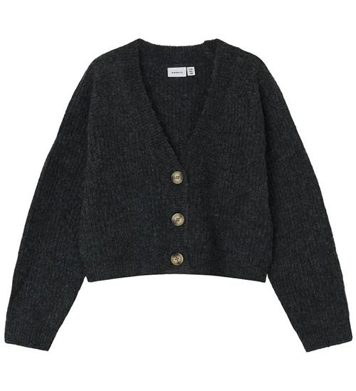 Name It Cardigan - Strik - Noos - NkfHolly - Dark Grey Melange