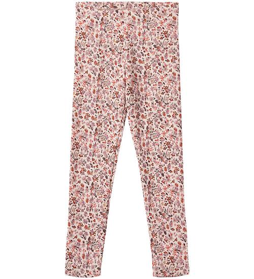 Se Wheat Leggings - Jules - Pale Rose Flowers ved KidsWorld