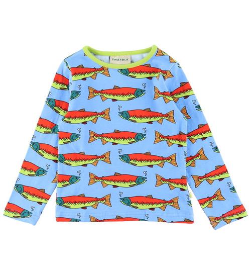 Se SmÃ¥folk Bluse - Alaskan Blue ved KidsWorld