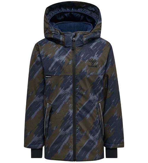 Se Hummel Hummel Vinterjakke - Tex - hmlLogan - Dark Olive ved KidsWorld