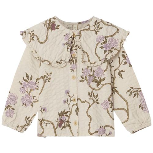 Se garbo&friends Blomstret Bluse Tree of Life | Beige | 86/92 cm ved Babyshop