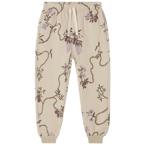 garbo&friends Blomstrede Joggingbukser Tree of Life | Beige | 110/116 cm