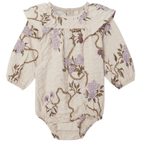 Se garbo&friends Blomstret Romper Tree of Life | Beige | 86/92 cm ved Babyshop