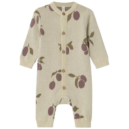 Se garbo&friends Intarsia Body Prune Beige | Beige | 86/92 cm ved Babyshop