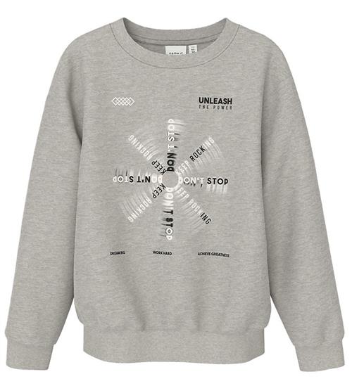 Name It Name It Sweatshirt - NkmNonen - Grey Melange