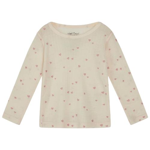 Se Hust&Claire Acel Langærmet T-shirt Ecru | Beige | 116 cm ved Babyshop