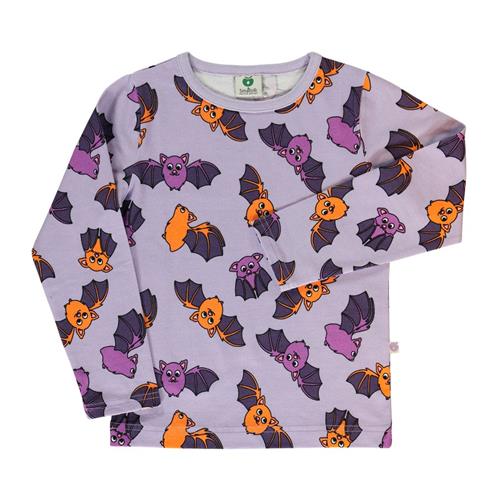 Småfolk Long-sleeved top with bats  Orchid Petal | Lilla | 3-4 years