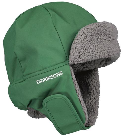 Se Didriksons Didriksons Hue - Biggles Cap - Pine Green ved KidsWorld