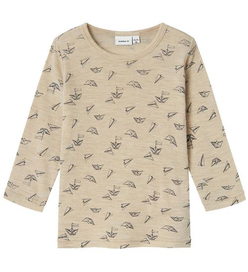 Se Name It Bluse - Uld - NmmWang - Pure Cashmere ved KidsWorld