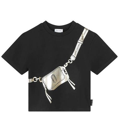 Little Marc Jacobs Little Marc Jacobs T-shirt - Sort/Guld m. Taske