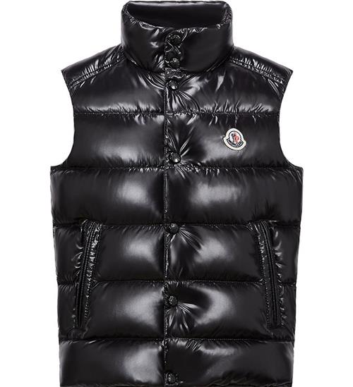 Se Moncler Moncler Dunvest - Tib - Navy ved KidsWorld